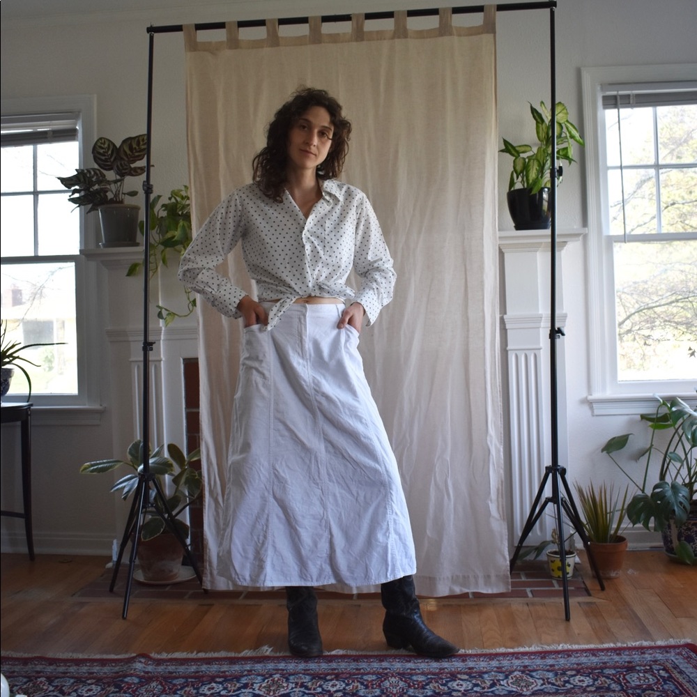 Vintage Kmart Dagger Collar Button Up